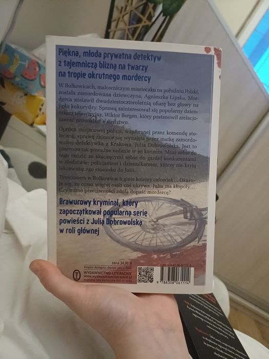 Książka kryminał/thriller, Gaja Grzegorzewska "Żniwiarz"