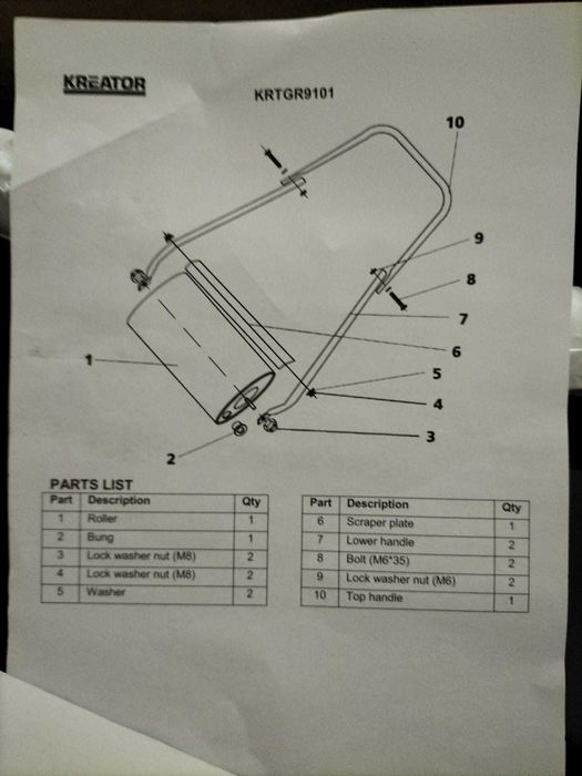 Cilindro para alisar terra