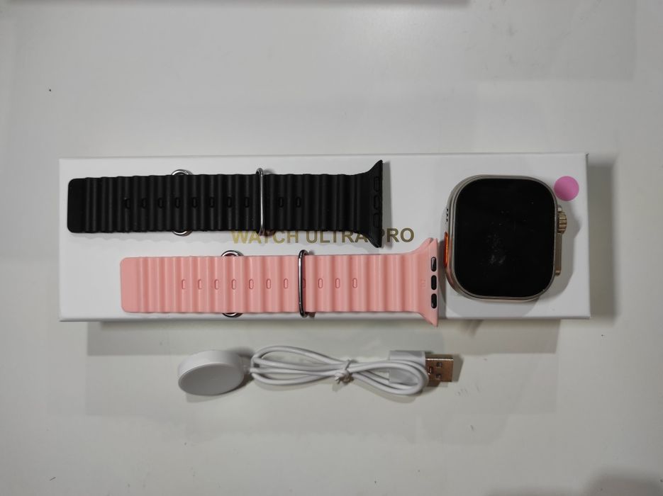 Smartwatch ultra pro com 2 pulseiras (várias cores disponíveis)