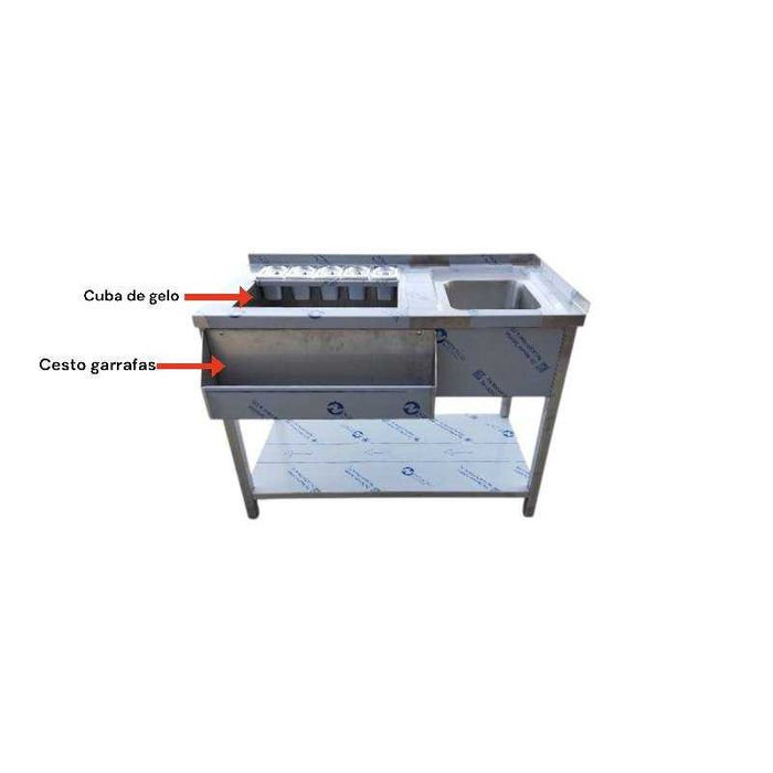 Station em inox - NOVA