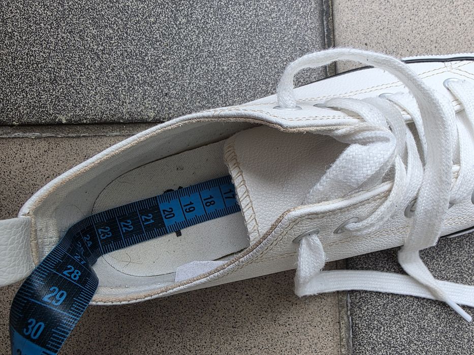 Trampki białe/ecru ekoskóra rozmiar 38