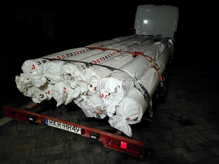 Geowłóknina drogowa 9 kN, włóknina, mata separacyjna 4m szerokości 4 m