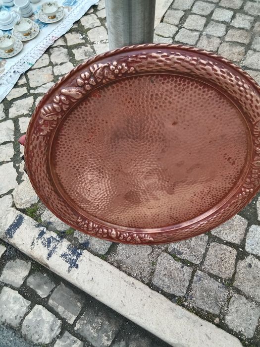 Prato em cobre medidas 60