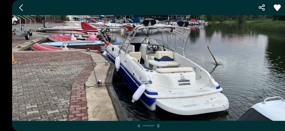 Łódź motorowa zamiana  bowrider motorówka Tahoe 254 14 osób 6.2 wtrysk