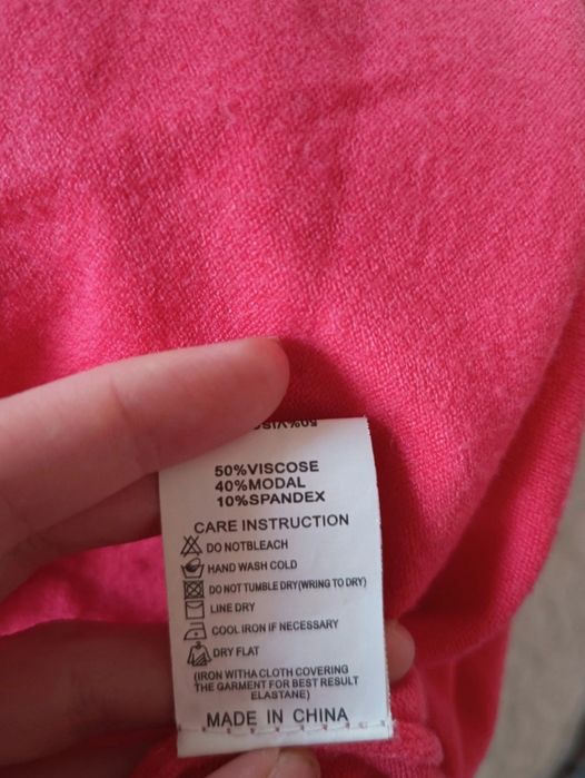Sweterek oversize nietoperz S M pacha do 76x2 modal milutki  cekiny