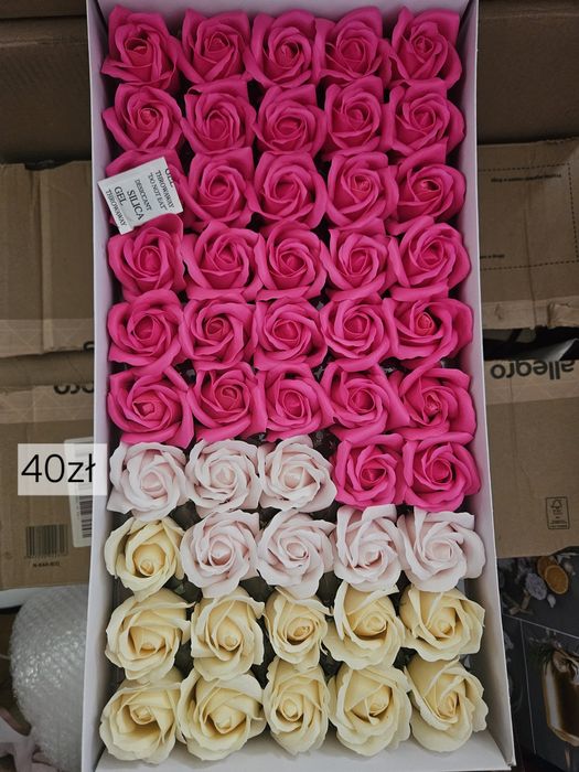 Kwiaty mydlane I toppery