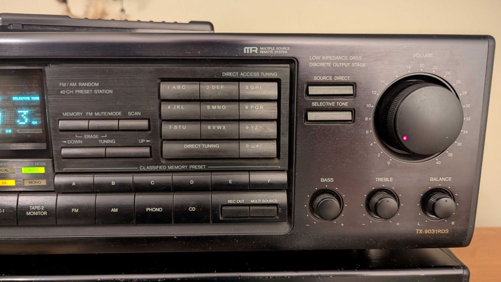 wysokiej jakości zestaw Hi-Fi stereo Onkyo - amplituner, CD, pilot