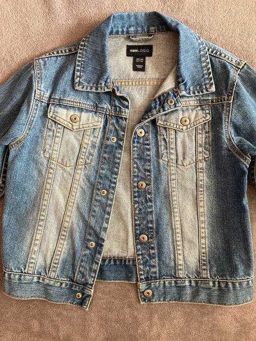 Kurtka  dziecięca jeansowa H&M  r. 128