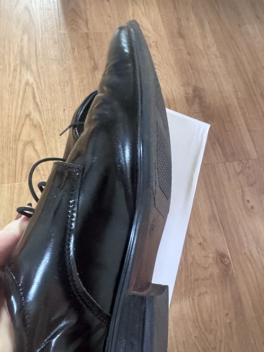Buty skórzane komunia 34 komunijne czarna skóra