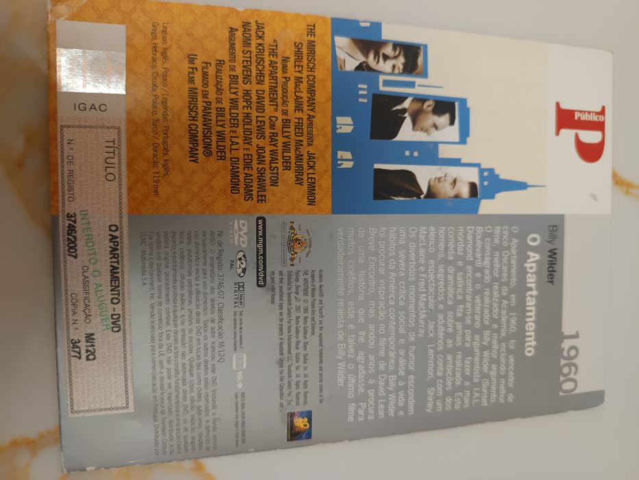 DVD o apartamento 1960