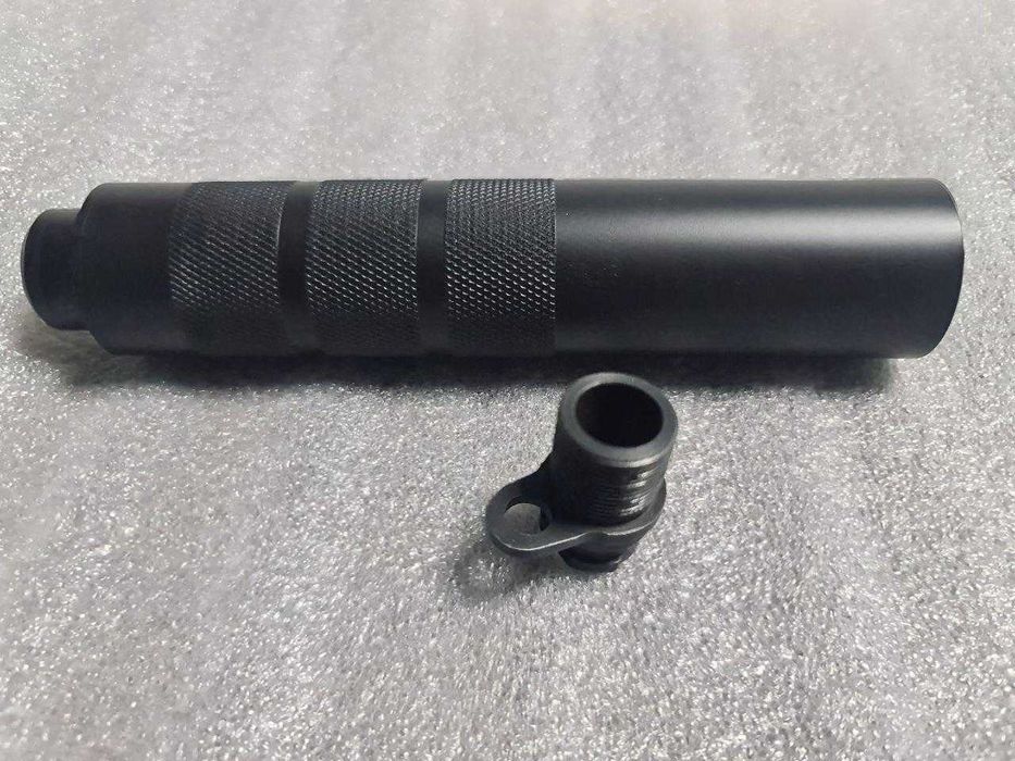 Глушник газорозвантажений для пістолета ТТ з перехідником Чорний