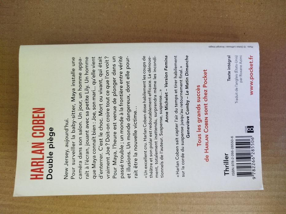 Livro "Double Piège"