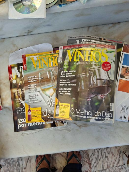 Revistas Coleção de Vinhos