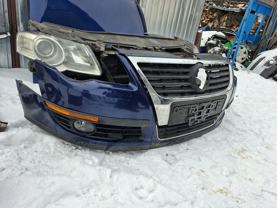Volkswagen Passat b6 przód maska zderzak pas przedni  lampy Euro LD5Q