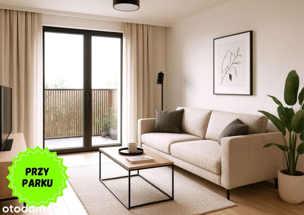 Kompaktowy apartament przy Parku z balkonem