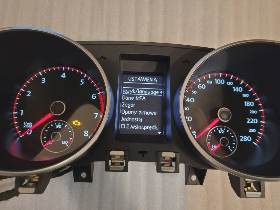Licznik VW Golf VI 6 GTI 5K6.920.871 menu pl