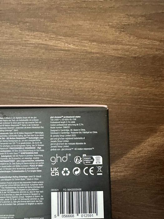 Професійний випрямляч для волосся ghd chronos Pink НОВИЙ