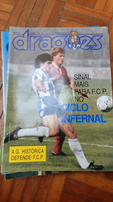 Revistas antigas Dragões 1992