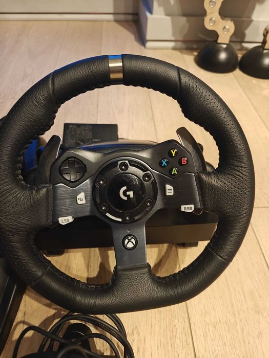 Kierownica Logitech G920 + Shifter Stan BDB Force Feedback Xbox PC