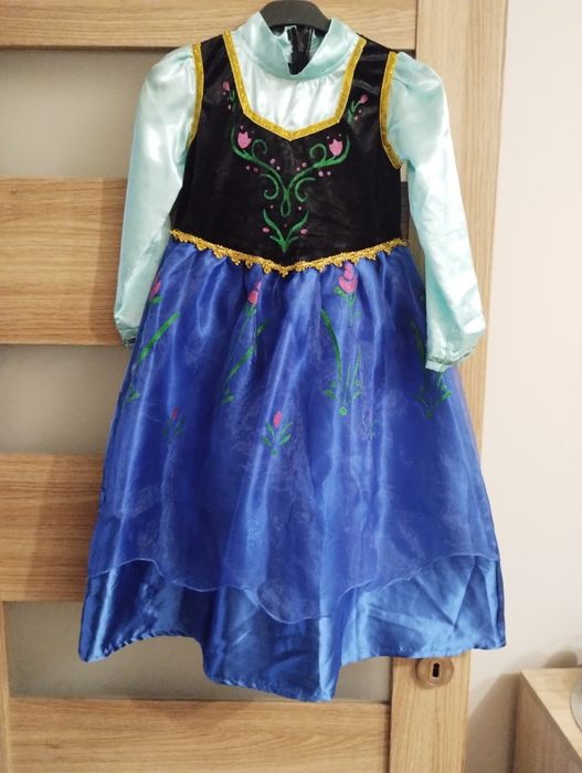 Strój Anna kraina lodu 130 cm