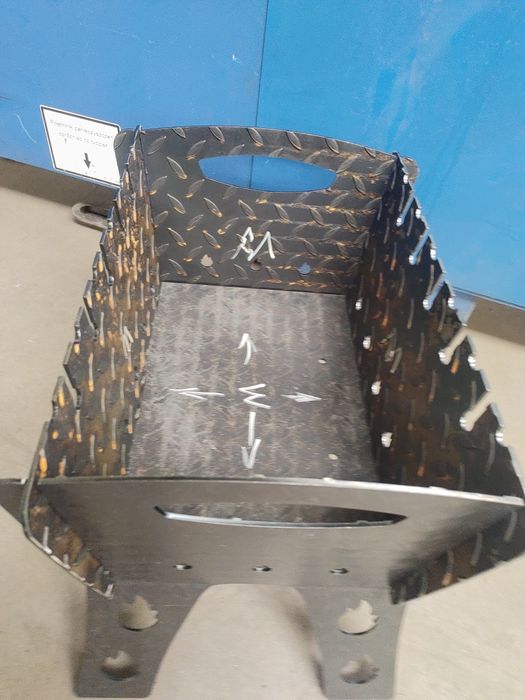 Składany mangal,grill 3mm.+ruszt