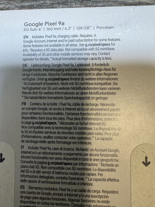 Google Pixel 9a  128GB 5G новий запакований