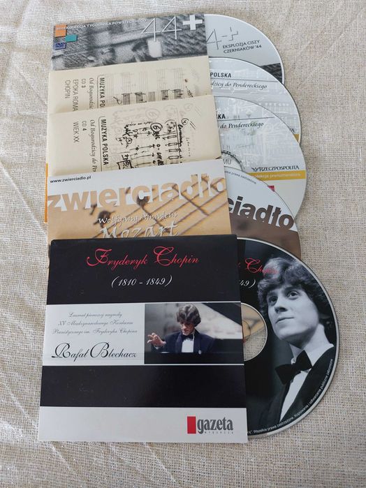 5 płyt Mozart. Muzyka Polska cz 3 i 4 (Rzeczpospolita) Chopin Blechacz