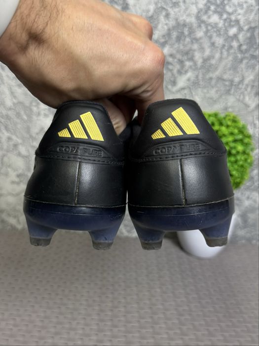 Adidas Copa Pure бутсы 46 размер полупрофи футбольные черные