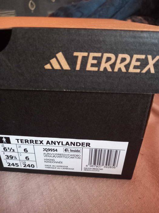 Buty unisex adidas terrex anylander 39 1/3