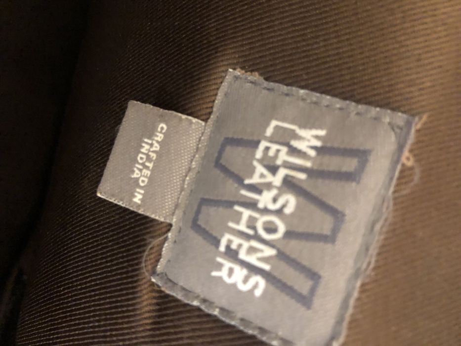 Шкіряний професорський портфель