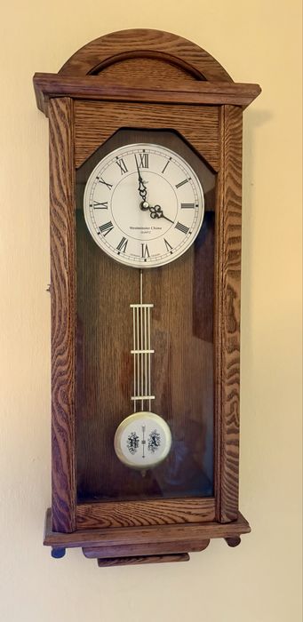 Zegar ścienny wiszący wahadłowy kwarcowy Adler  WESTMINSTER CHIME