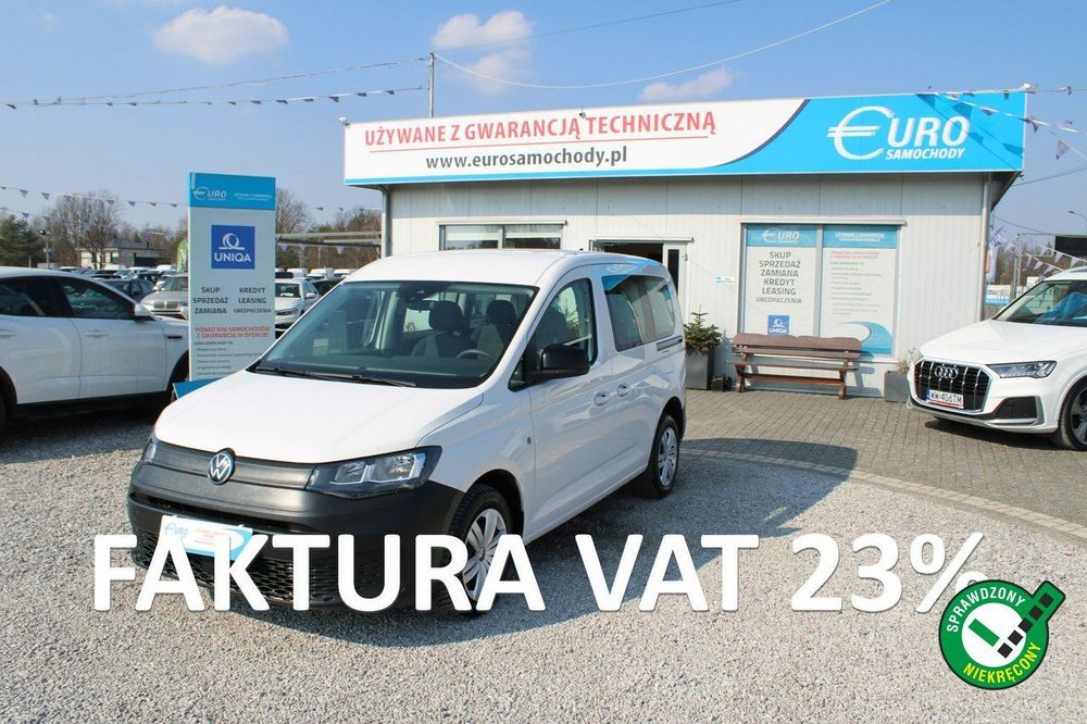 Volkswagen Caddy Salon Polska Netto Pln Gwarancja App-Connect