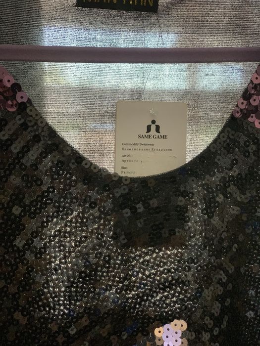 Сукня плаття-майка в паєтках 42-44