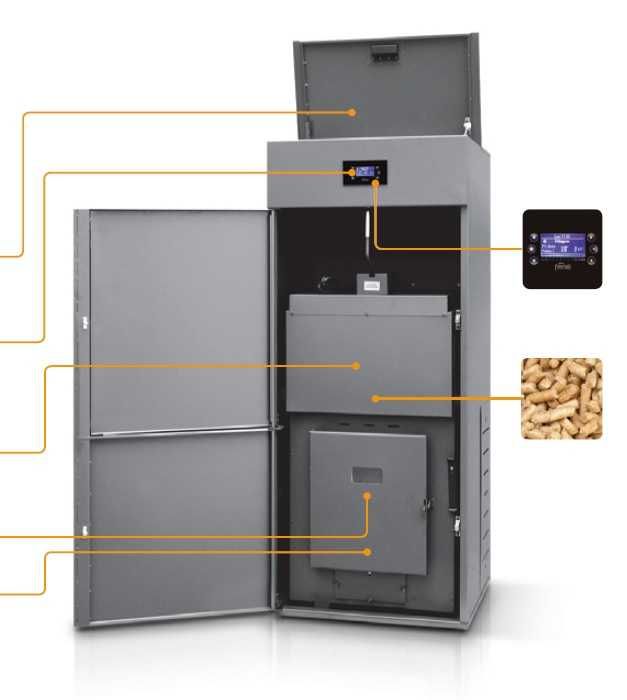 Kocioł Ferroli Biopellet Pro 12kW piec automat na pellet  RATY