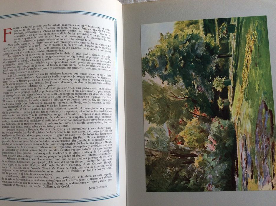 Album de pintura moderna. Texto biográfico crítico de José Francés...
