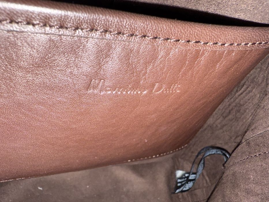 Шкіряна сумка massimo dutti