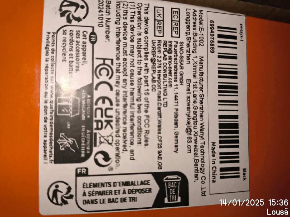 SOUNDBAR com alimentação via USB