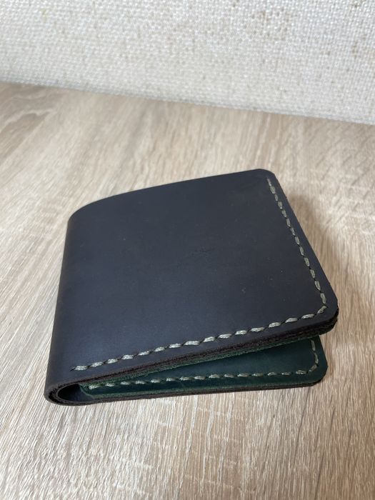 Класичний шкіряний гаманець , ручна робота