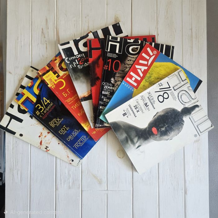 Арт-журналы НАШ — коллекция, редкое украинское издание (6 шт)