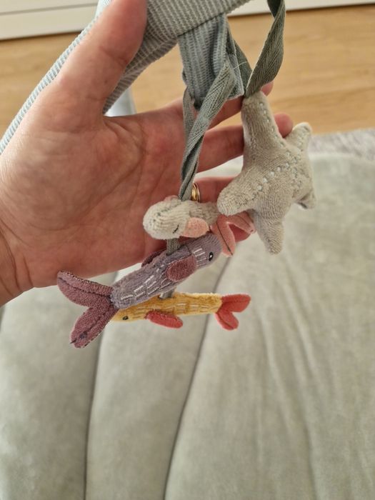 Tapete atividades Little Dutch verde água com tema mar