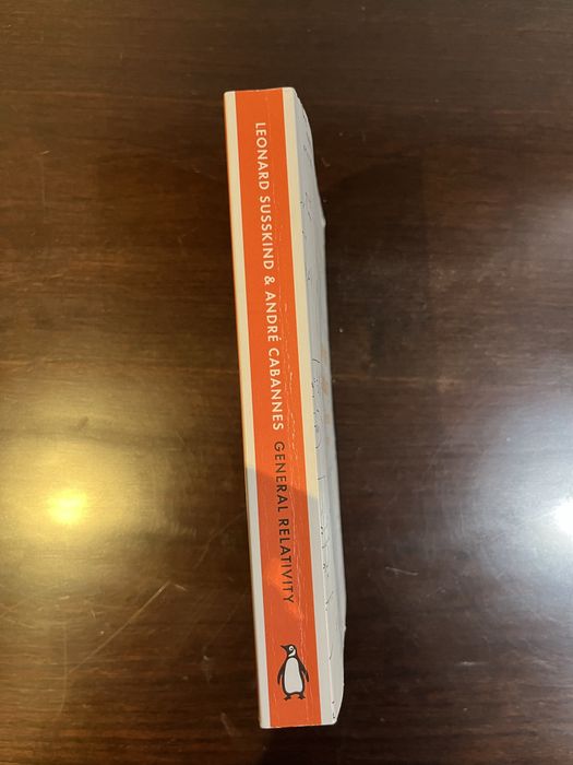 O livro “Relatividade Geral” de Leonard Susskind em inglês