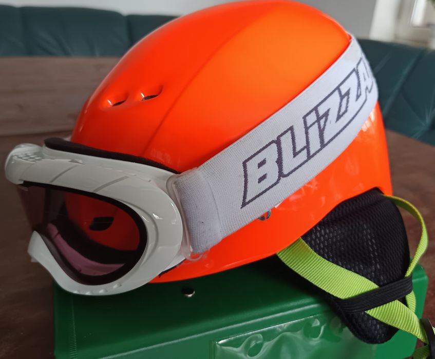 Kask narciarski dziecięcy + gogle Blizzard