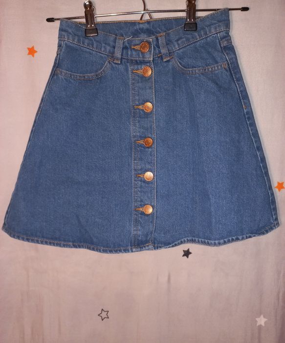 Джинсова спідниця.Дві .Джинсовая юбка
