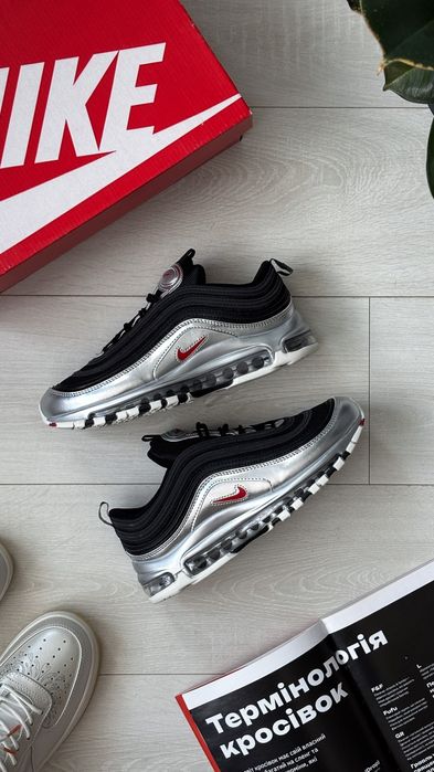 Nike Air Max 97 QS Black Silver (40-45)