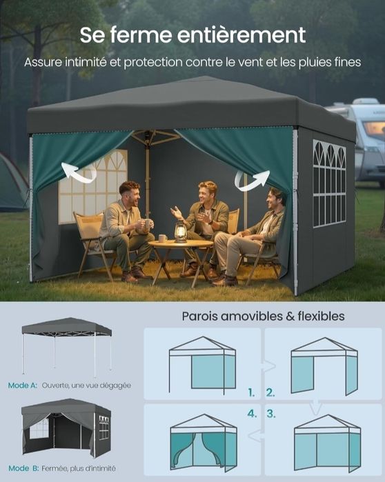 Pawilon ogrodowy 3x3m
