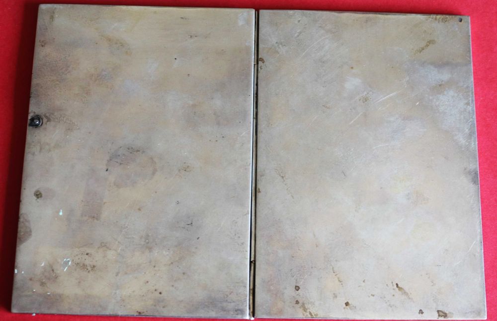 Rainha D Amélia, o último passeio, 1950, 2 fotos moldura de prata
