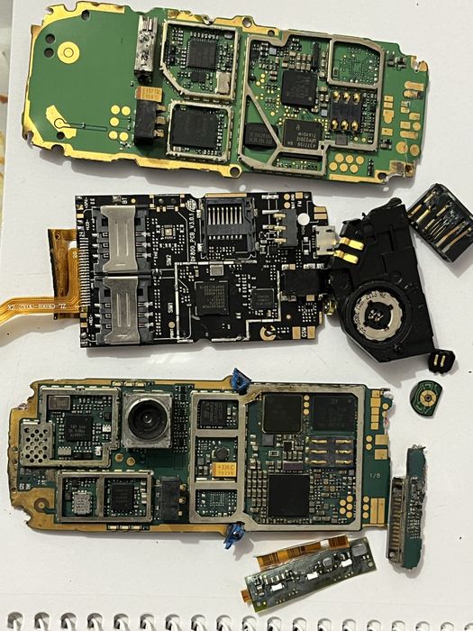 Лот радянських радіодеталей на аффінаж золота