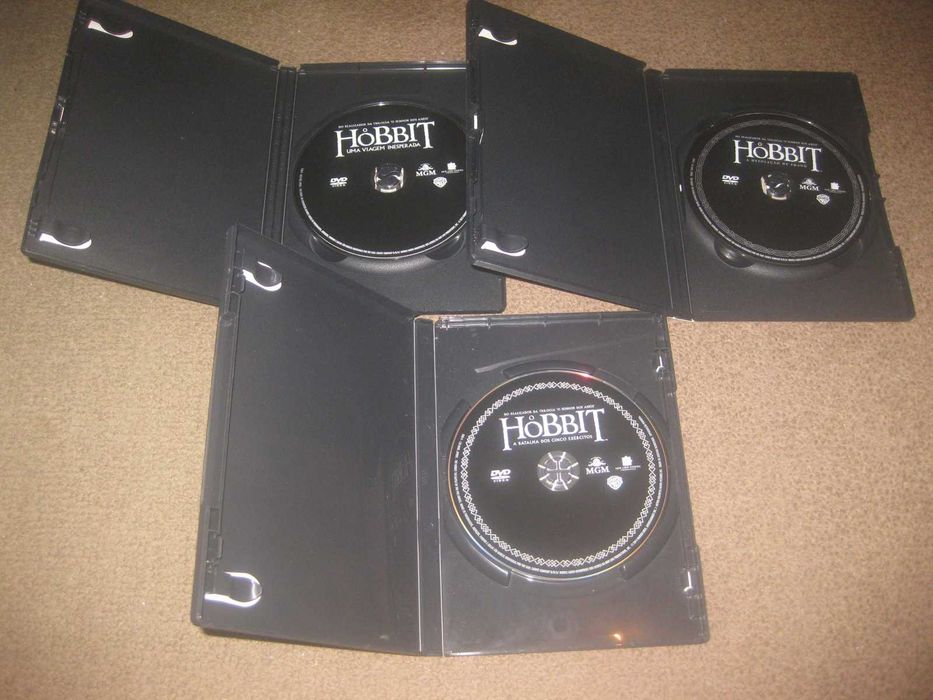 Trilogia em DVD "O Hobbit" de Peter Jackson