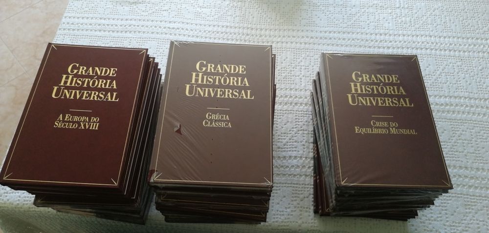 Vendo colecção de livros de História