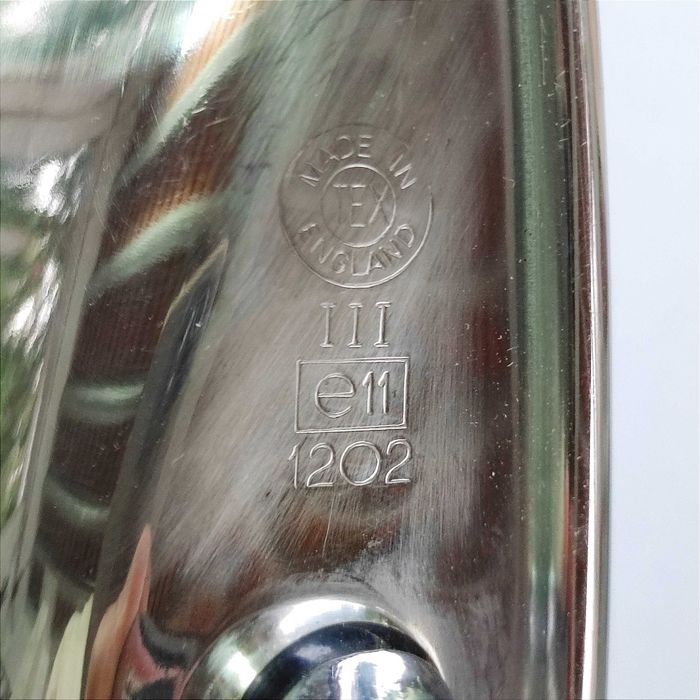 Espelho lateral retrovisor cromado clássico TEX 1202 MG Triumph Jaguar